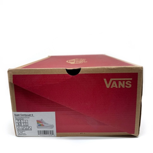 Vans Flour Shop x Super ComfyCush SK8-HI Rainbow Platform Sneakers Women’s 9 - Picture 12 of 12